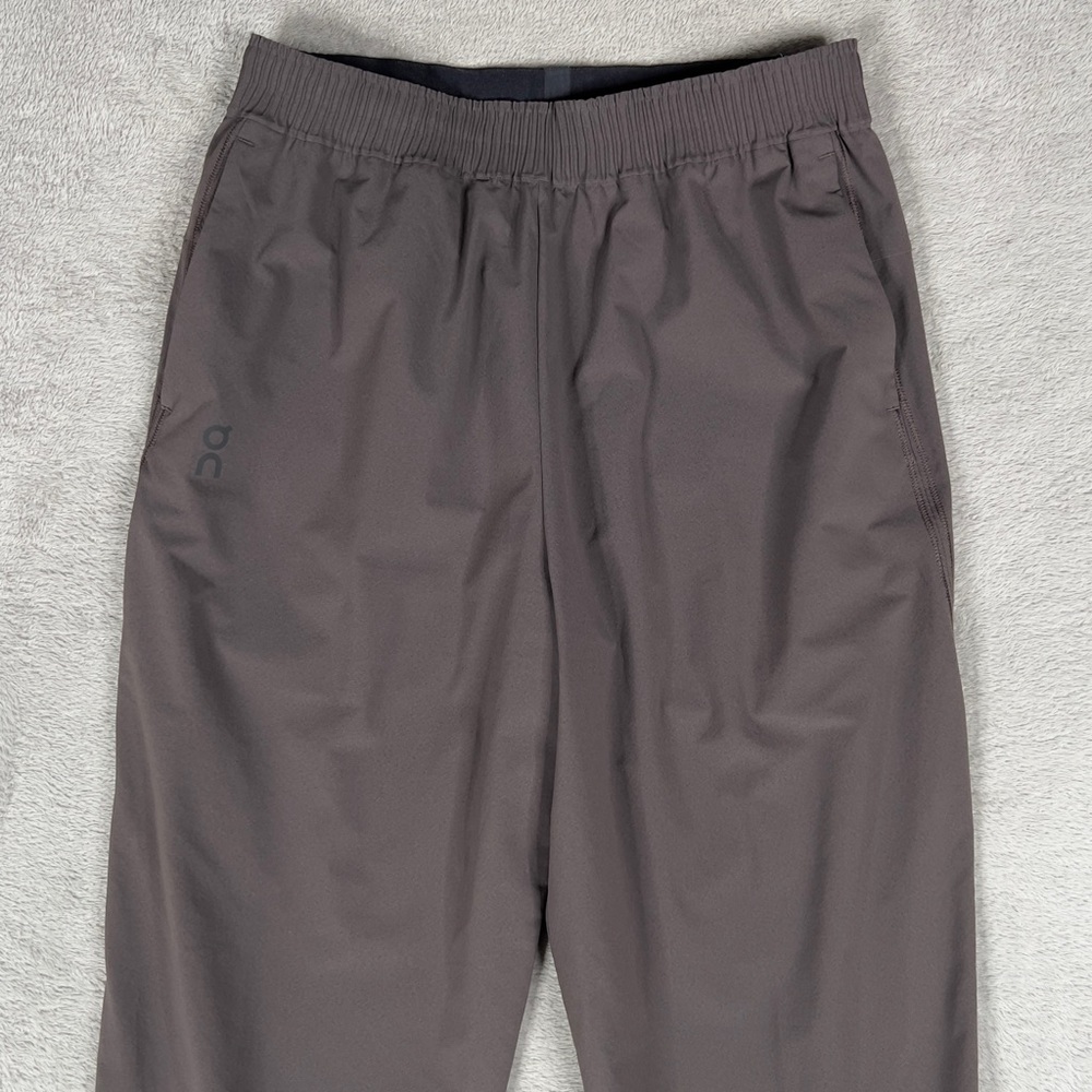 On Cloud Focus Stretch Jogger Pants Women's XS Pebble Running Outdoor - Picture 4 of 16